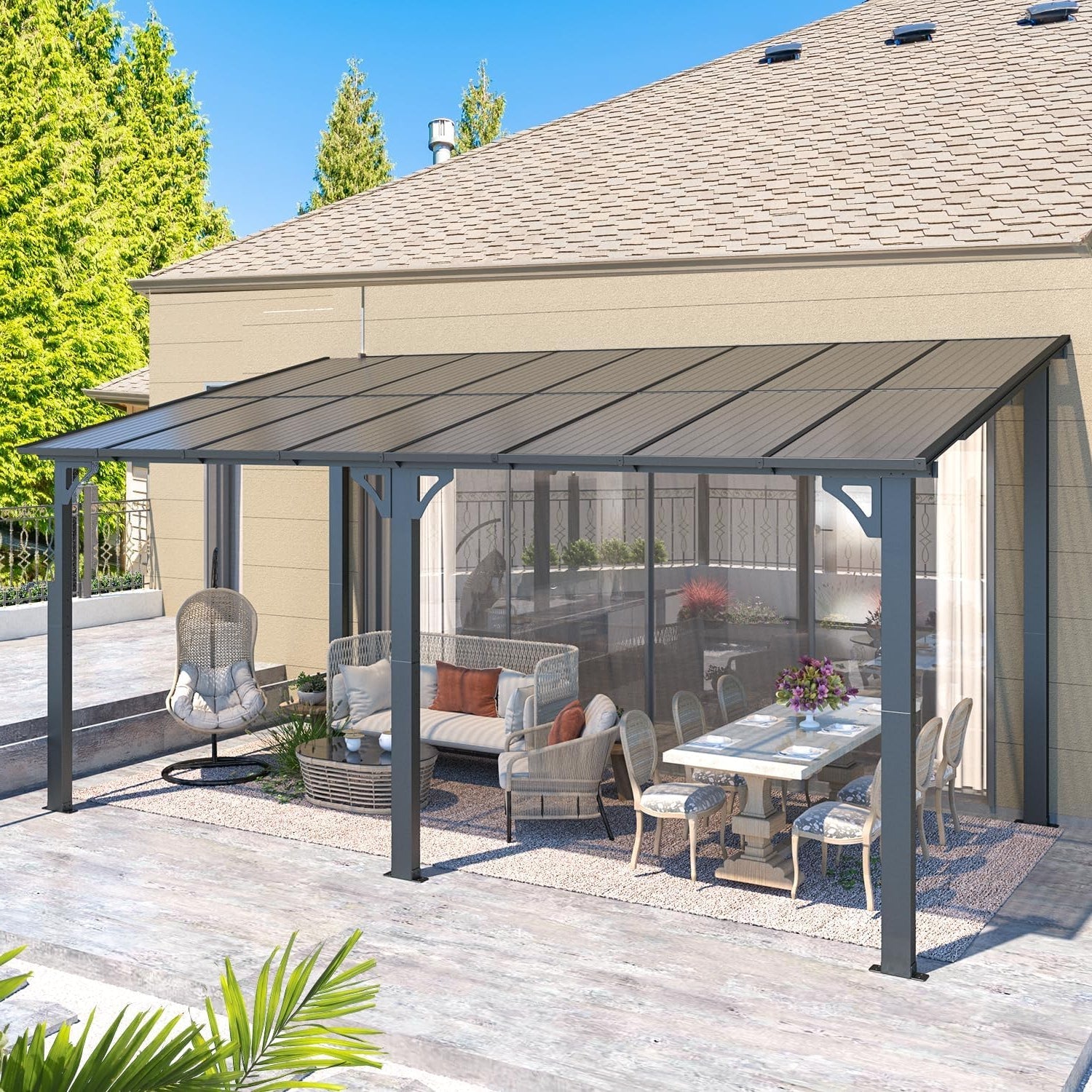 YODOLLA 16x8 Hard Top Gazebo